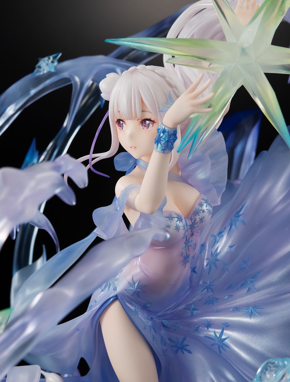サマーセール❗レムリア水晶 模型】eStream《Re：從零開始的異世界生活》愛蜜莉雅&雷姆水晶